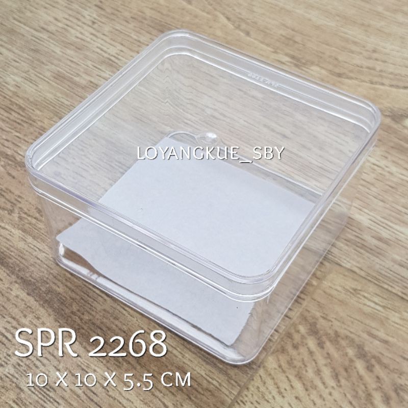 TOPLES PERSEGI PANEN RAYA 2268 DESSERTBOX DESSERT 12 pcs 10x10 cm 350 gram