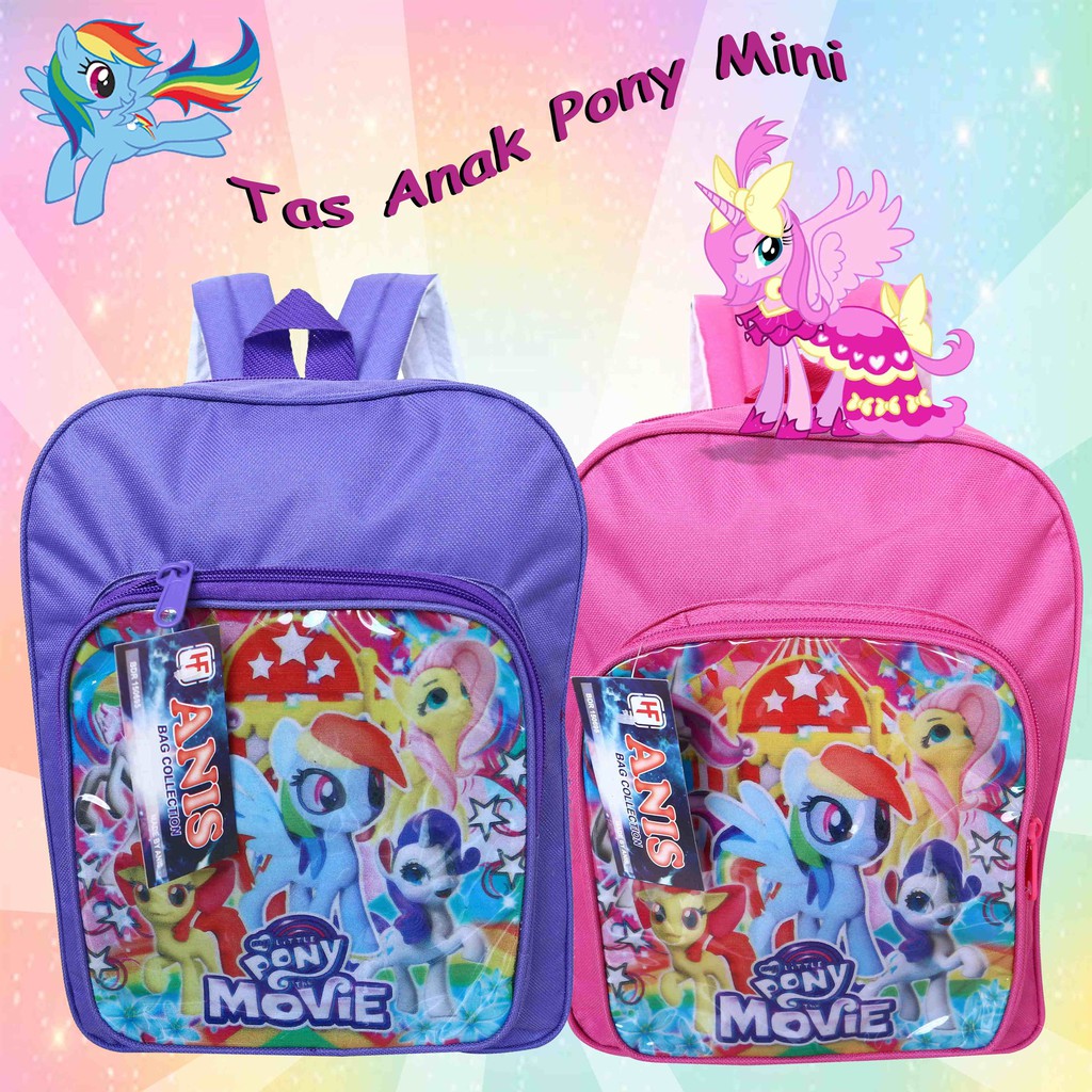 Tas Ransel Anak Sekolah Pony Mini Imut Lucu Cantik Tas Sekolah Piknik