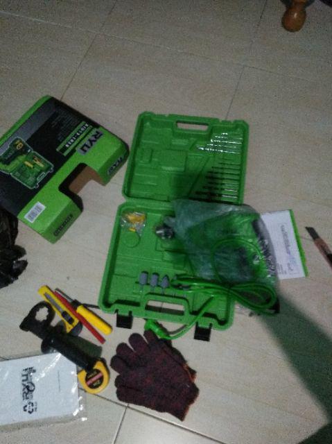 Promo... Paket Mesin Bor Ryu Rid 13-1 Reb Impact Drill Ryu Rid 13-1 Reb Set