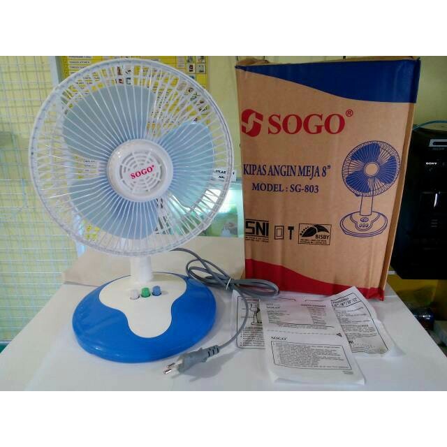Kipas Angin SOGO 8" Desk Fan Meja Duduk 8 in SG803