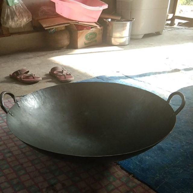 Wajan Nasi Goreng Chinese Food Wajan Resto Plat Baja Hitam 60 Cm