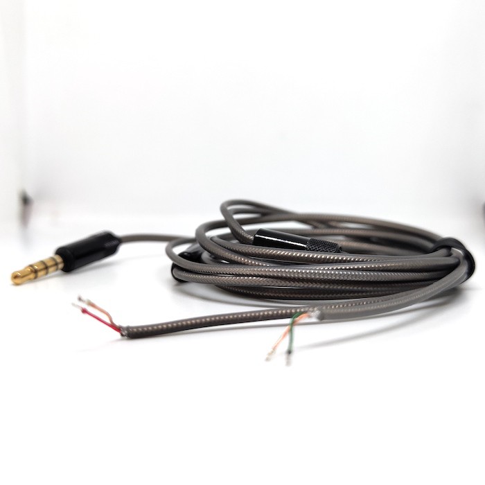 Titanium Metal Color Aluminum Foil Cable Replacement With Mic