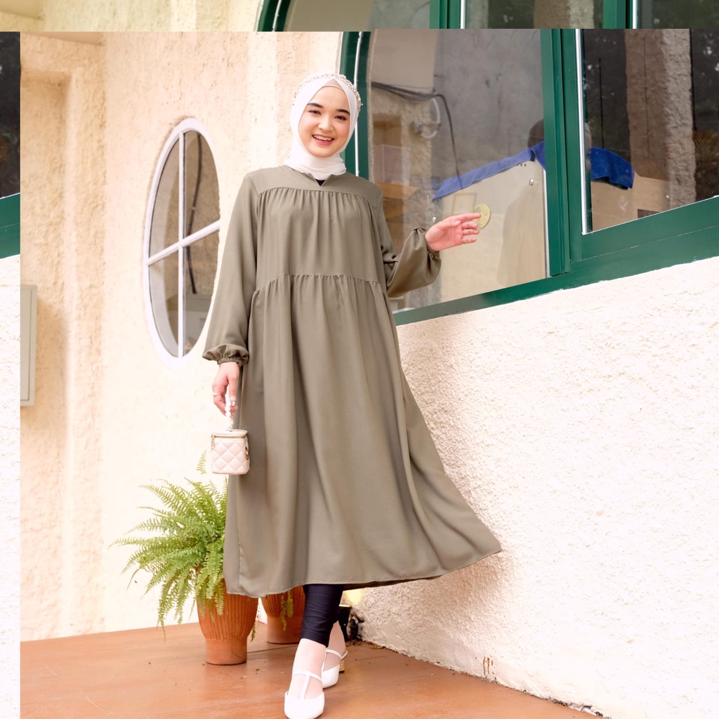 NARUMI MIDI DRESS / DRESS PESTA / DRESS KONDANGAN