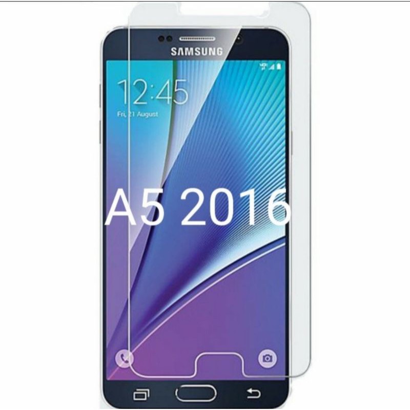 Samsung A5 2016 A5 2017 tempered glass anti gores kaca bening