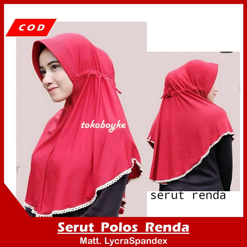 Jilbab Sport Pet Jersey Hijab Olahraga Remaja Kekinian