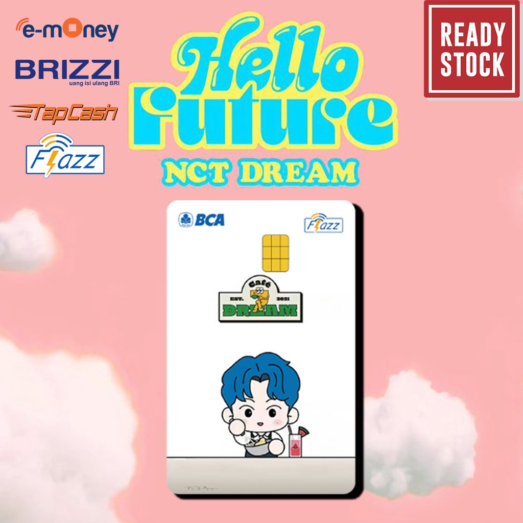 Emoney mandiri flazz bca gen 2 brizzi tap cash custom NCT DREAM k-pop DREAMER kartu e toll free edit 1 sisi atau 2 sisi cocok untuk komunitas dan souvenir