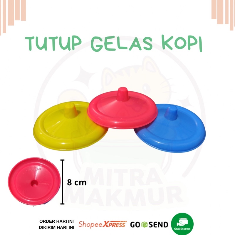 TUTUP GELAS PLASTIK / TUTUP GELAS KOPI TUTUP GELAS AIR MINUM PLASTIK
