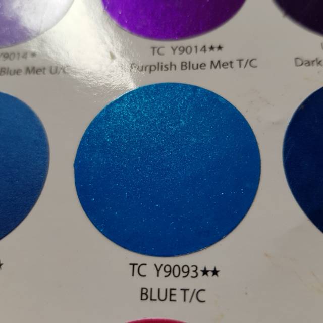 

tc y9093 blue tc warna samurai paint