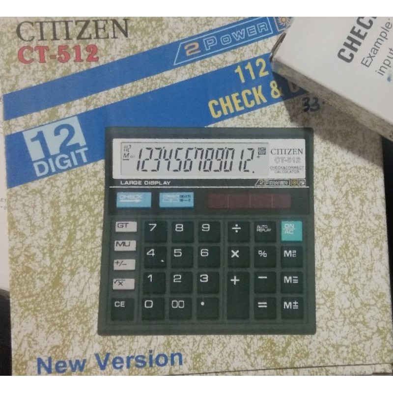 

Kalkulator Citizen CT-512