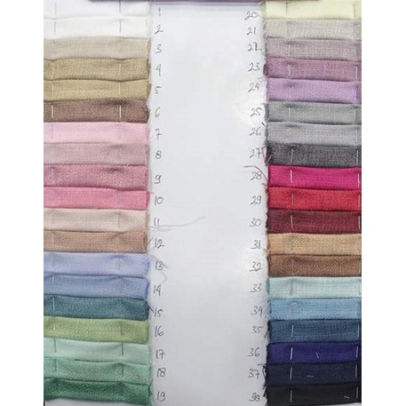 kain linen 100% murni serat linen