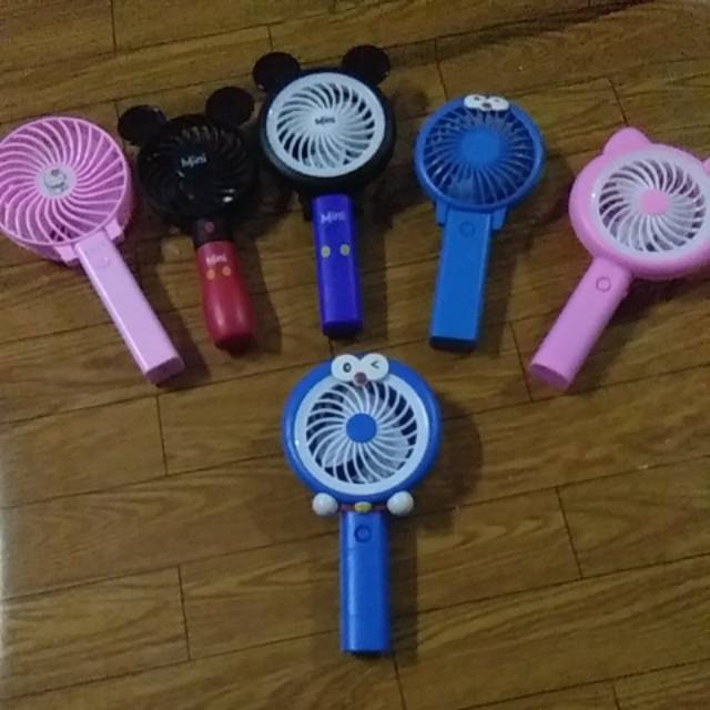 Kipas Tangan Lipat / Handy Mini Fan Komplit