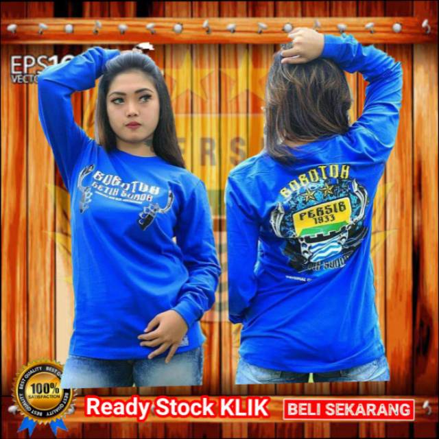 Kaos Persib getih Sunda panjang pria wanita