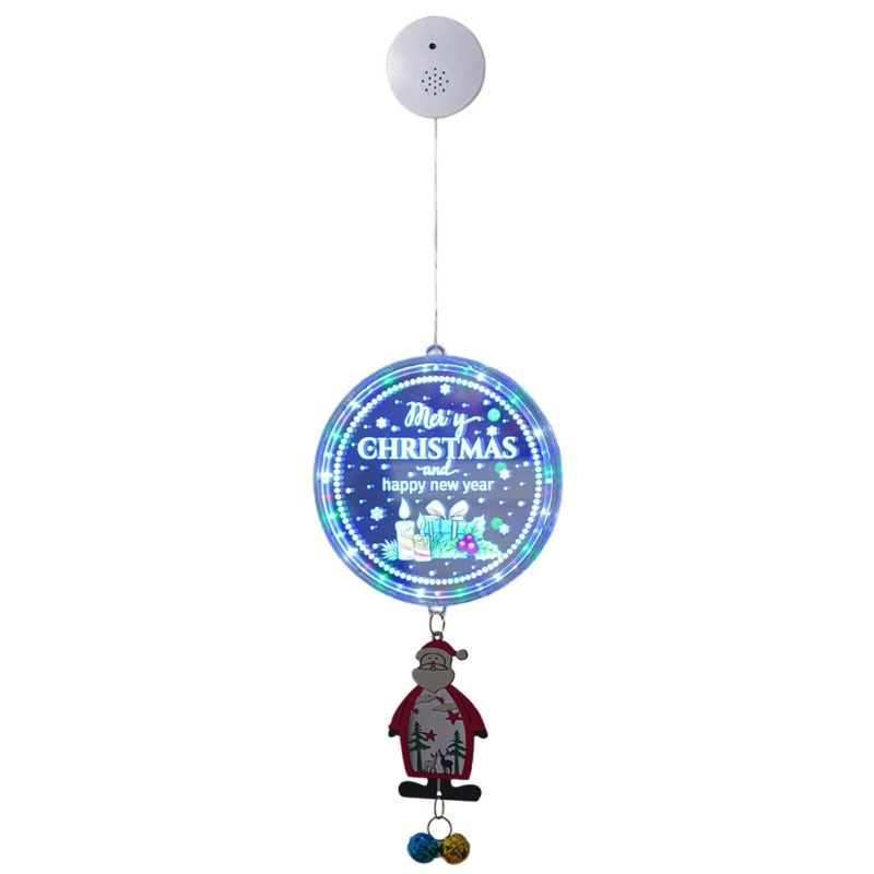 Zzz Lampu Gantung LED Bentuk Santa Claus Untuk Dekorasi Pohon Natal