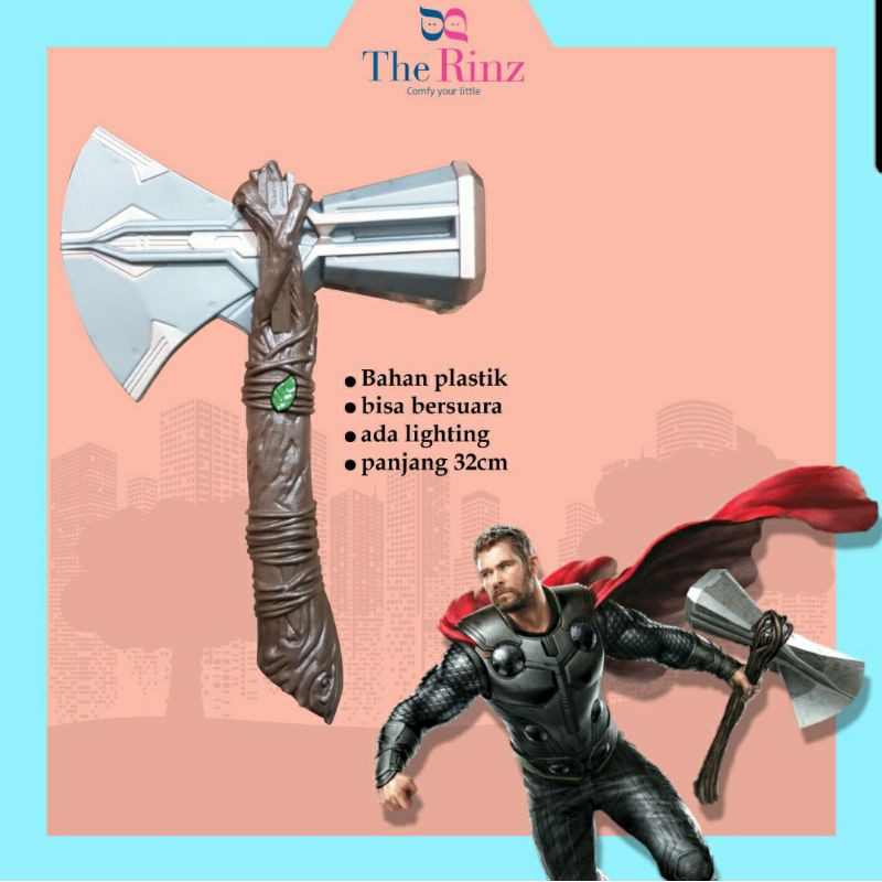 kapak thor Stormbreaker thor mainan avenger Thor