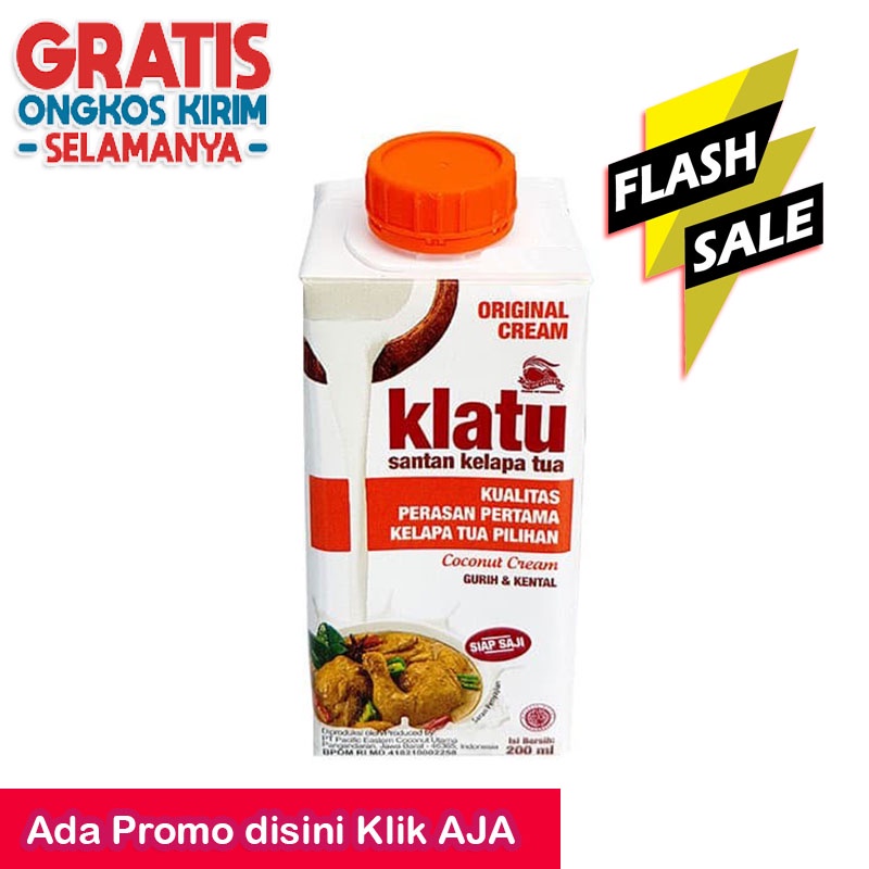 

Klatu Santan Kelapa Tua Asli 200ml Santan Instan Asli Klatu 200 ml