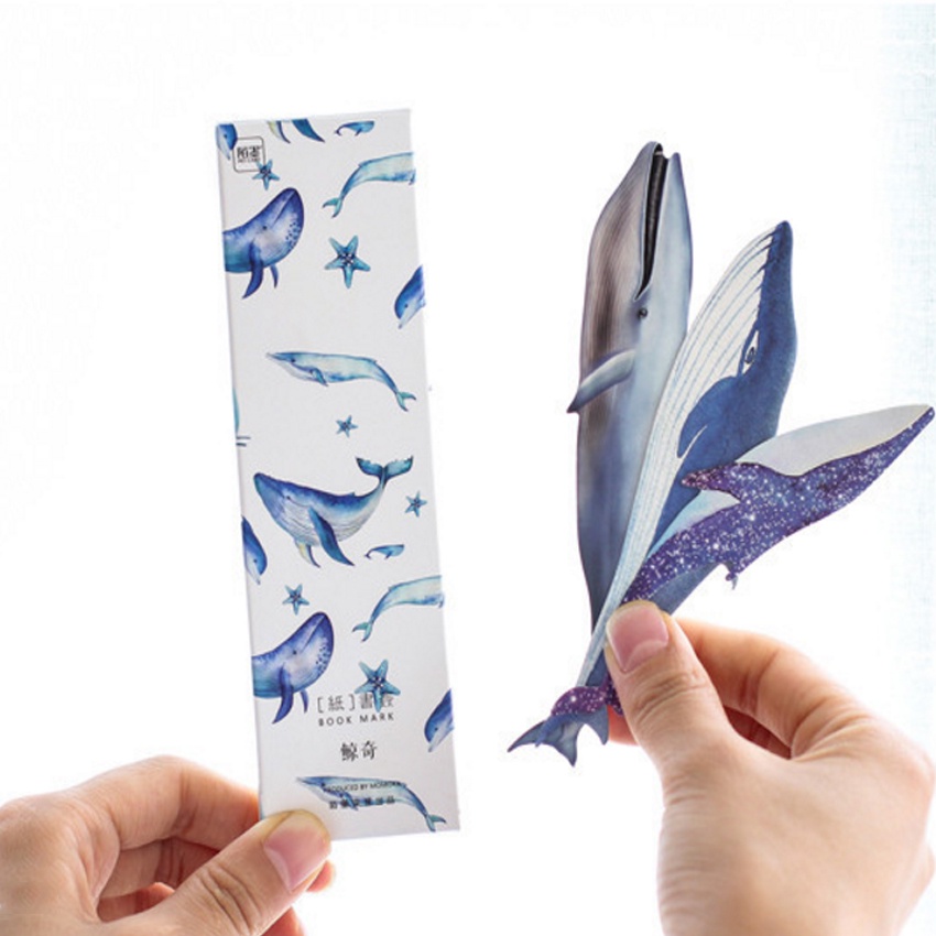 

[PER BOX] Pembatas Buku / Paper Bookmark Big Fish