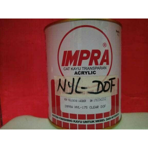 

2.2 Impra Melamic Nyl Clear Dof Ml 175 1Kg Premium