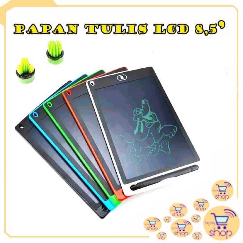 Papan tulis lcd 8.5 inch lcd drawing painting writing board tablet papan tulis gambar anak dewasa