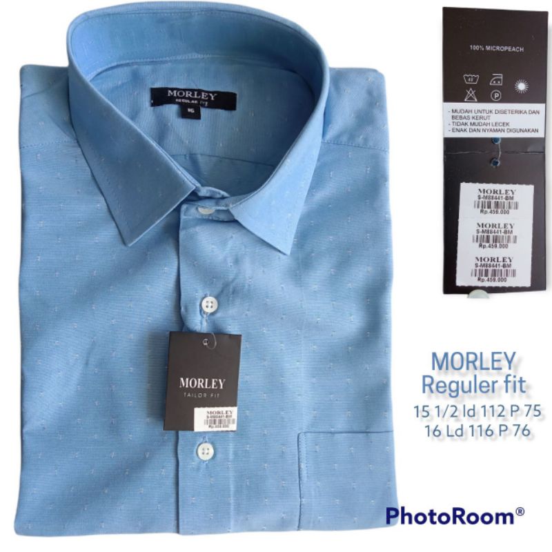 KEMEJA LENGAN PANJANG PRIA / BAJU KERJA PRIA MORLEY BRANDED ORIGINAL MATAHARI KMJPRMRLY226