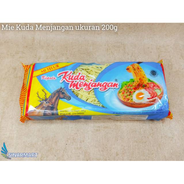 

MIE KUDA MENJANGAN 200G LEBAR / KECIL