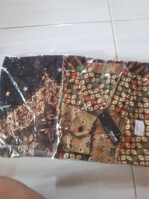 Trolis Grosir Kemeja Batik Pria Cowok Lengan Panjang Matahari Warna Remaja Dewasa Trolistore