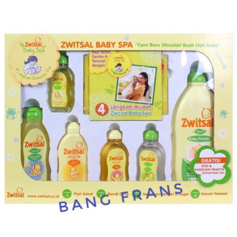 [READY STOCK] ZWITSAL Baby Spa Gift Box Set Kado Perlengkapan Mandi Hadiah Bayi Baru Lahir Switsal Sabun-2