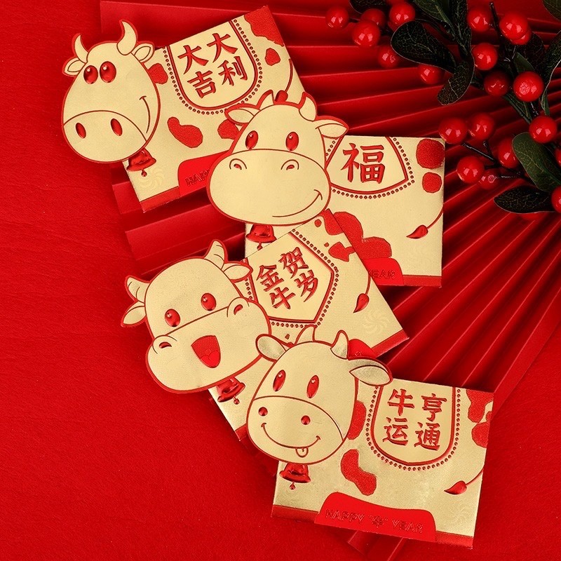 

Angpao Imlek Motif Kerbau Sapi 3D Imlek Sincia Premium 1822 Best Seller