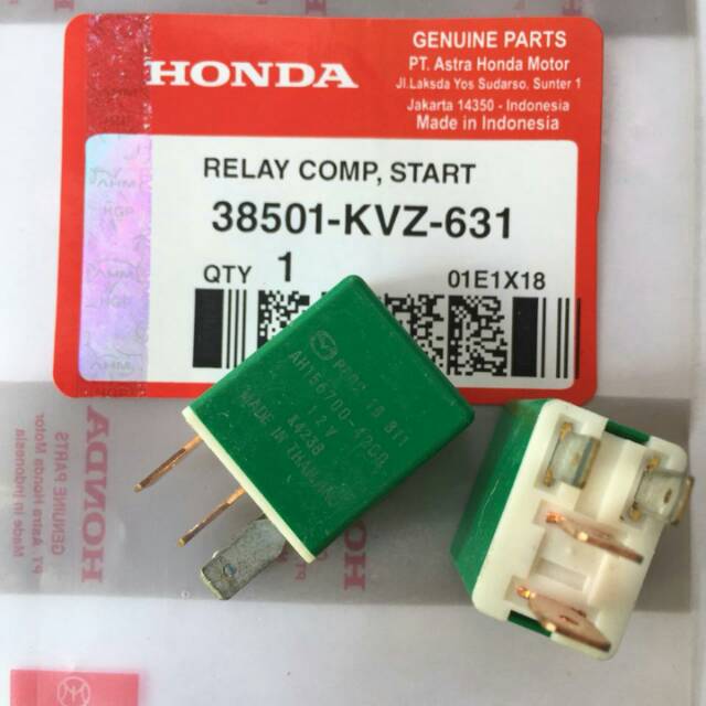 Relay stater motor honda metic type semua (beat n vario) injection kaki 4