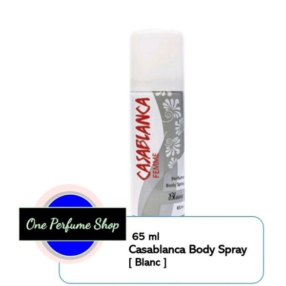 Parfum Casablanca Deodorant Body Spray 65 ml Putih Blanc