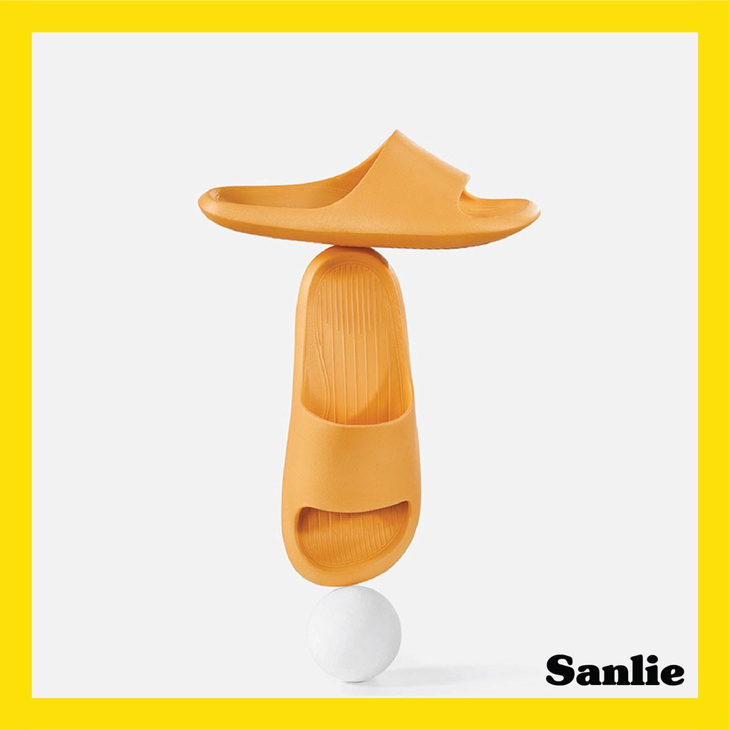 Sanlie Sandal Anti Selip Bahan EVA Karet Polos Wanita Slip On Cute Korean Style Murah Anti Air 533