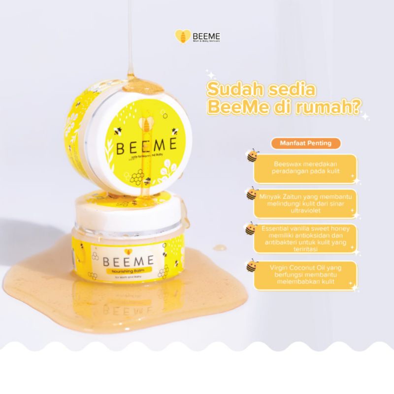 Paket Lengkap Beeme Nourishing Balm Suncreen Natural Soap 100ml