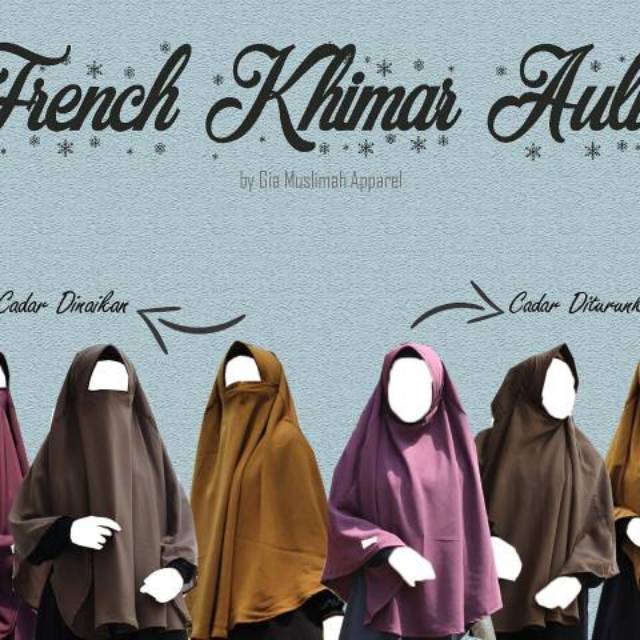 jilbab khimar instan / french khimar syari/khimar cadar