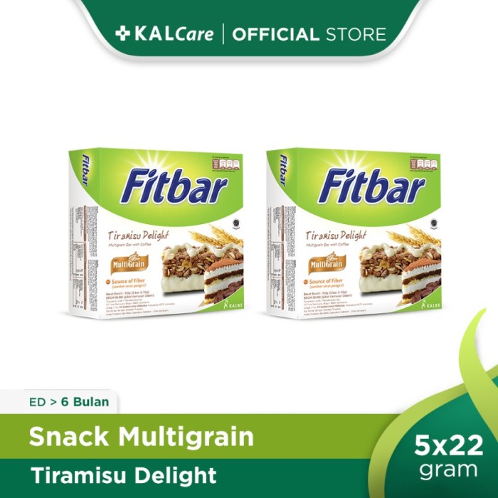 

⭐ COD ⭐ Bundling 2 Fitbar Tiramisu 5X22gr