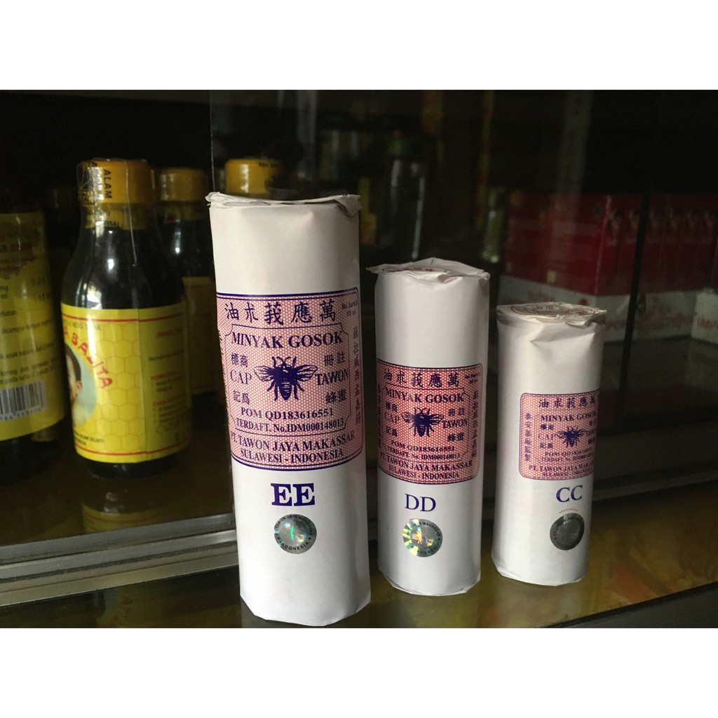 Minyak Gosok Cap Tawon Minyak Tawon Ukuran Cc 20 Ml Dd 30 Ml Dan Ee 60 Ml Shopee Indonesia