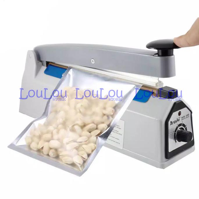 kios.lucinda - mesin sealer plastik 30cm / IMPULSE SEALER ARASHI 30cm/pres plastik