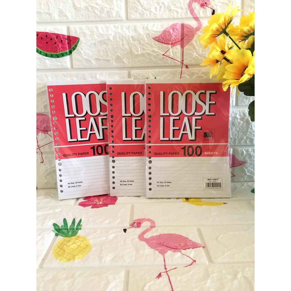 

Loose leaf joyko A5 20 holes - bergaris isi 100 lembar