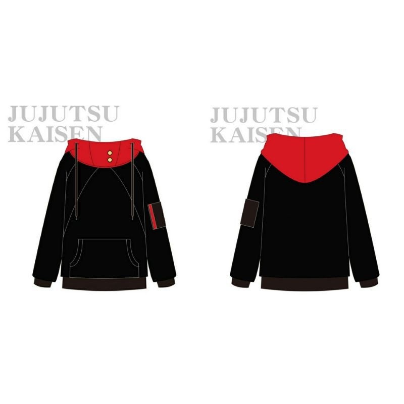 HOODIE JAKET JUJUTSU KAISEN ITADORI YUJI COSPLAY ANIME AIVII