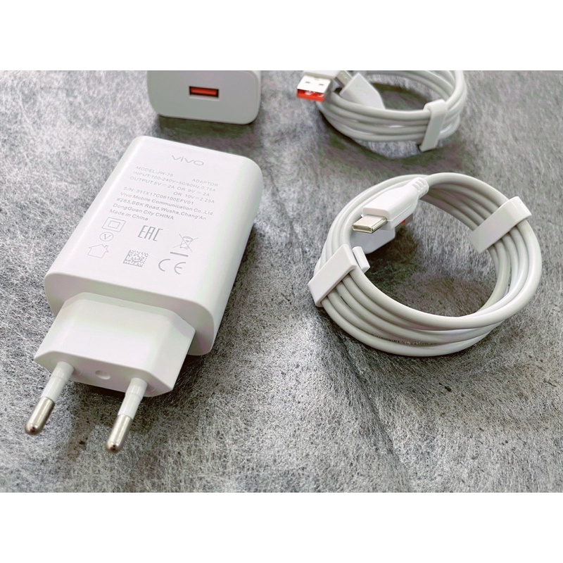 【3078-X60】(GROSIR) CASAN MICRO-USB &amp; TYPE-C VIVO X27 NEX / X60 / Y17 MICRO-USB / S1 PRO TYPE-C FAST CHARGING，PENGISIAN DAYA CEPAT