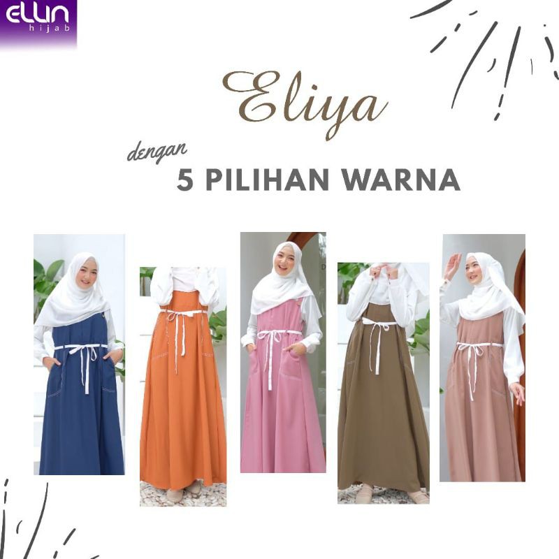 OPEN PO ELIYA DRESS ONLY ( OVER ALL) BY ELLIN HIJAB