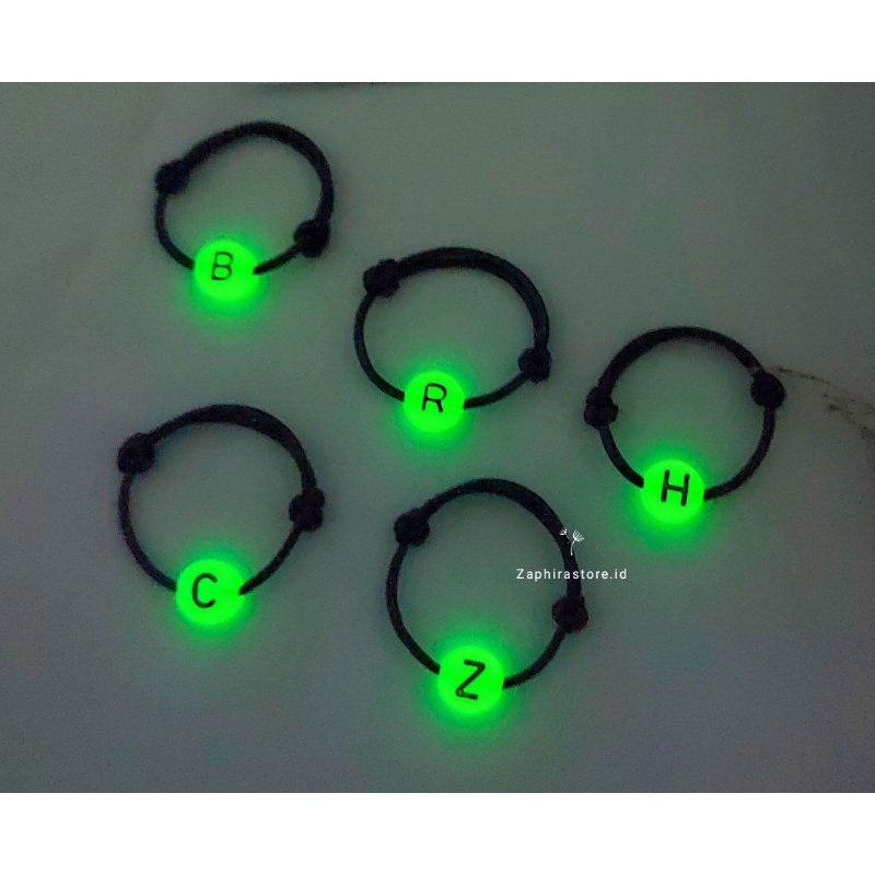 Zaphirastore* CINCIN GLOW IN THE DARK | CINCIN INISIAL