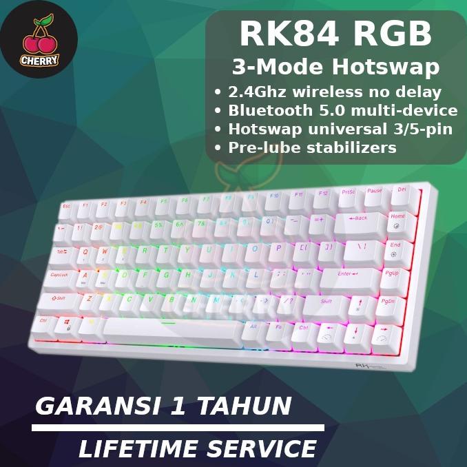Royal Kludge RK84 RGB Wireless Bluetooth Mechanical Keyboard