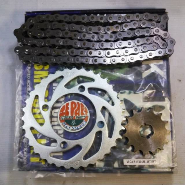 Rantai gir set yamaha vega r new vega r jupiter z f1zr
