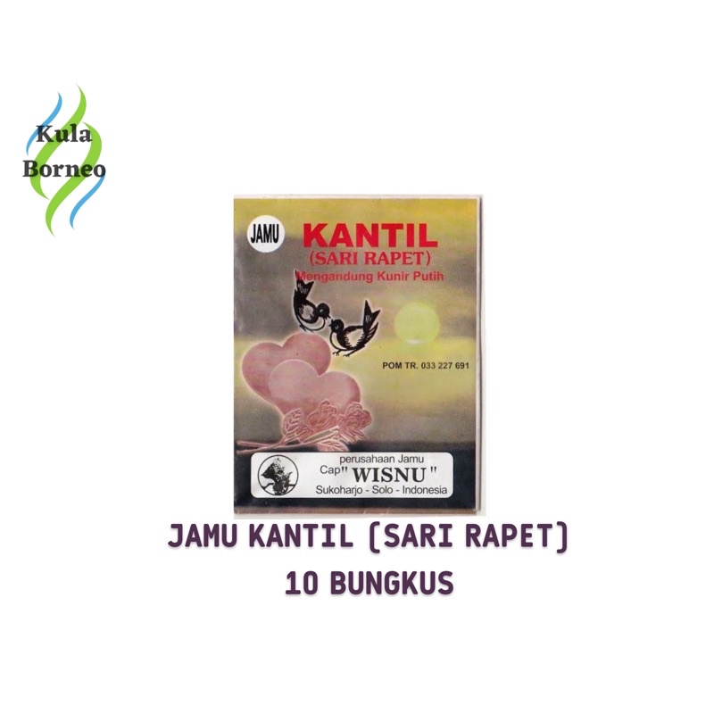 

Jamu Kantil Sari Rapet 10 Bungkus