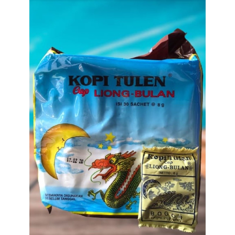 

Kopi Tulen cap Liong Bulan (tanpa gula isi 30 sachet @8g)