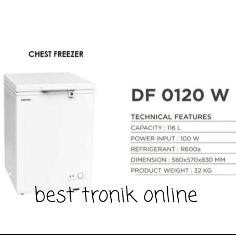 Domo by Modena chest freezer DF 0120 W