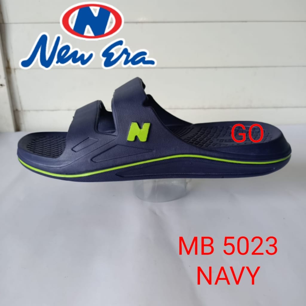 gos NEW ERA MB E 5023 Sandal Jepit Pria Polos Anti Slip Sandal Karet Pria Keren Terbaru Sandal Pria Murah