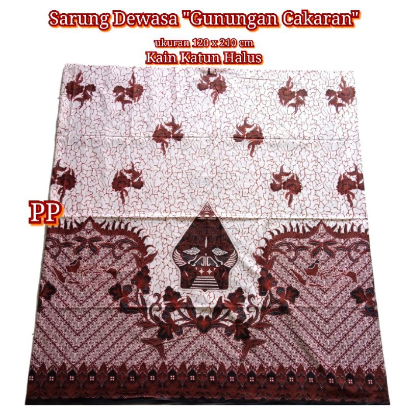 Sarung Batik Wayang Semar Termurah dan Terbaik Pakaian sholat pria dewasa bawahan laki laki kain hal