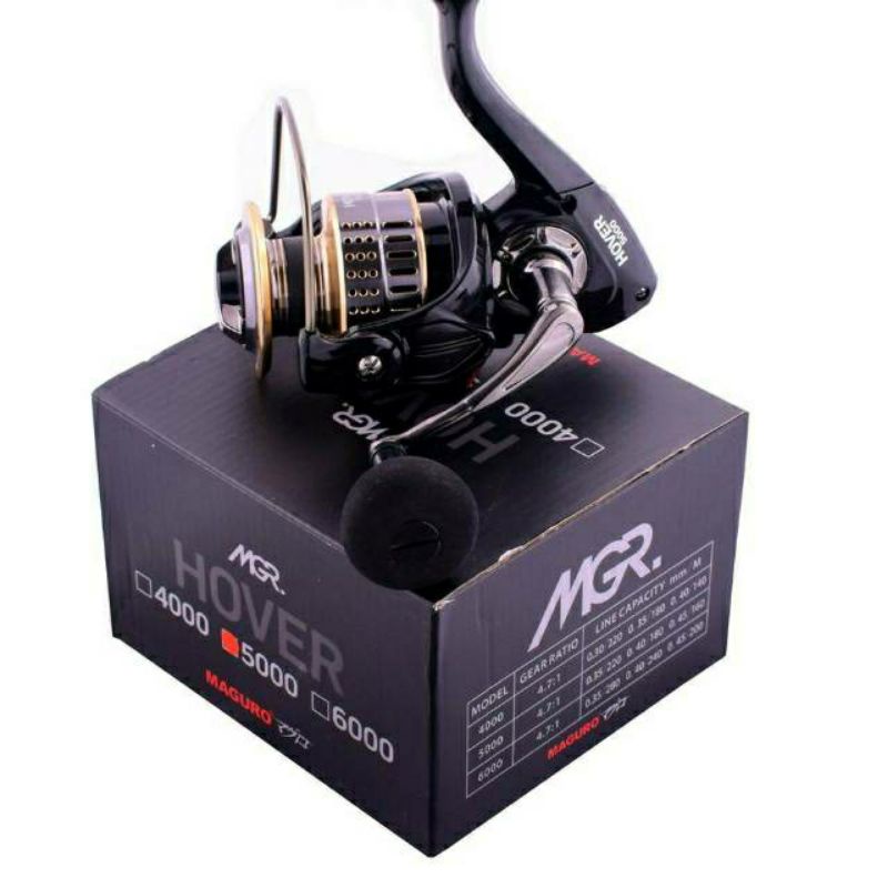 Reel maguro Hover | Reel maguro Zander 1000 Sd 6000 | Power Handle | Kolam | Laut | Alat Pancing Ung