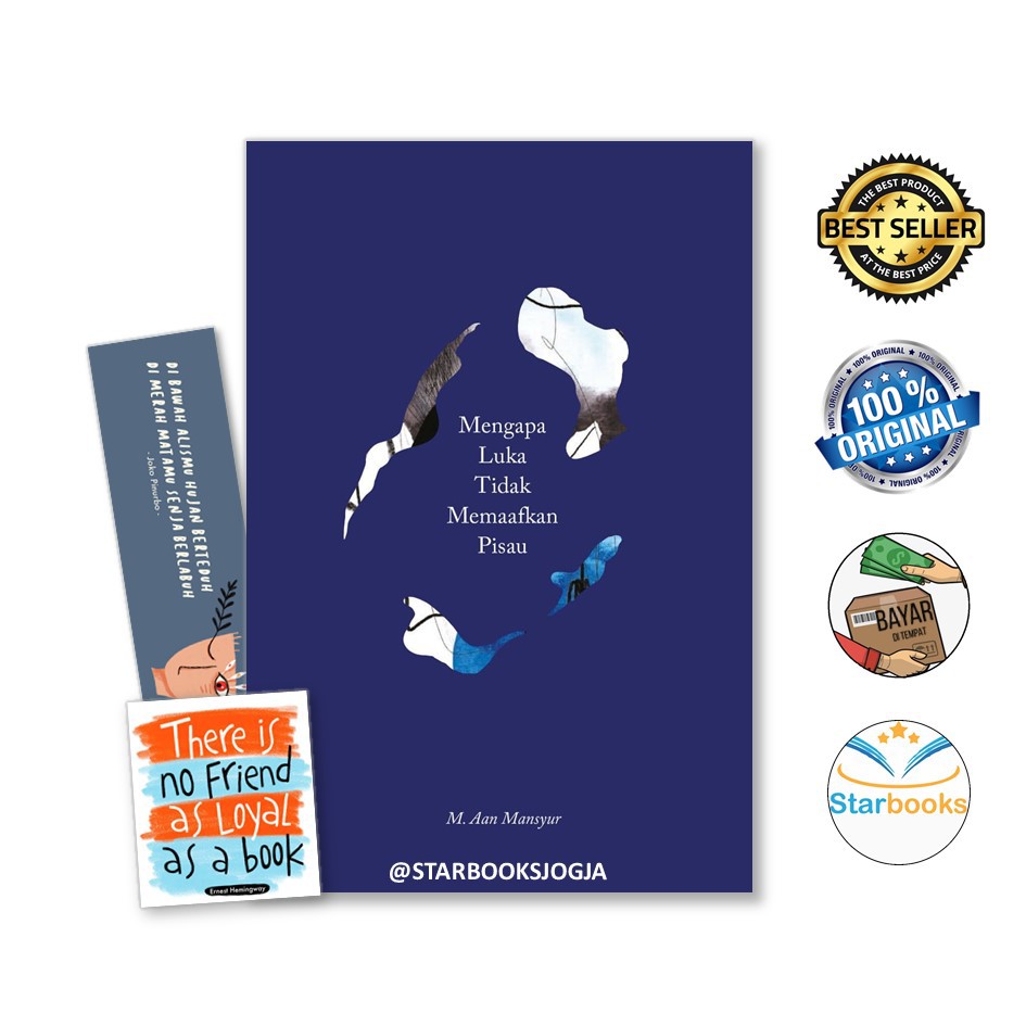 

Buku Mengapa Luka Tidak Memaafkan Pisau + Bookmark & Stiker - Gramedia