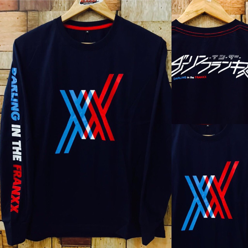 Longsleeve Anime Darling in the Franxx Zero Two Navy